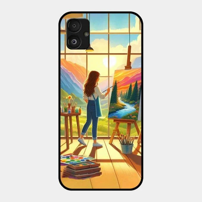 Canvas of Dreams Glass Case Cover For Samsung Galaxy F14 5G
