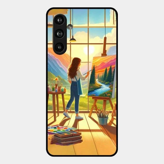 Canvas of Dreams Glass Case Cover For Samsung Galaxy F54 5G