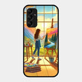 Canvas of Dreams Glass Case Cover For Samsung Galaxy M14 5G