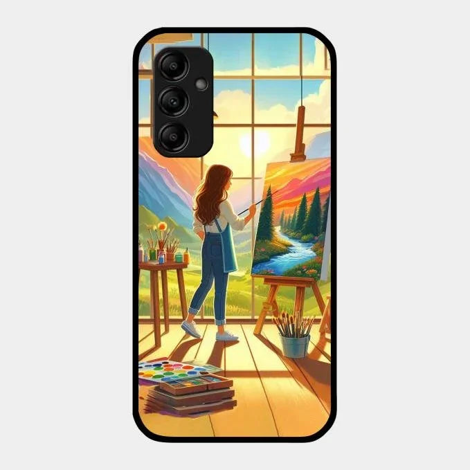 Canvas of Dreams Glass Case Cover For Samsung Galaxy M14 5G