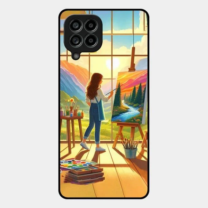 Canvas of Dreams Glass Case Cover For Samsung Galaxy M53 5G