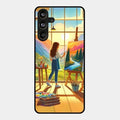 Canvas of Dreams Glass Case Cover For Samsung Galaxy M55 5G