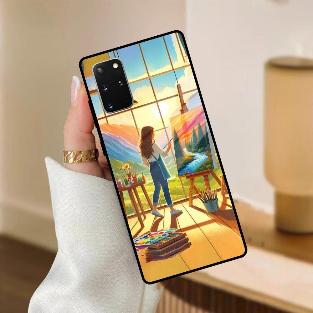 Canvas of Dreams Glass Case Cover for Samsung - ShopOnCliQ