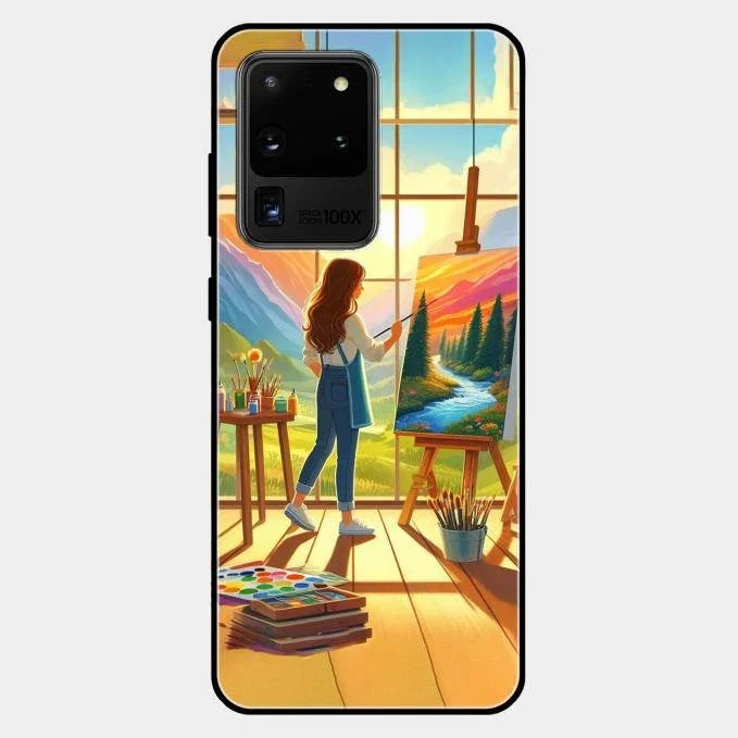 Canvas of Dreams Glass Case Cover For Samsung Galaxy S20 Ultra