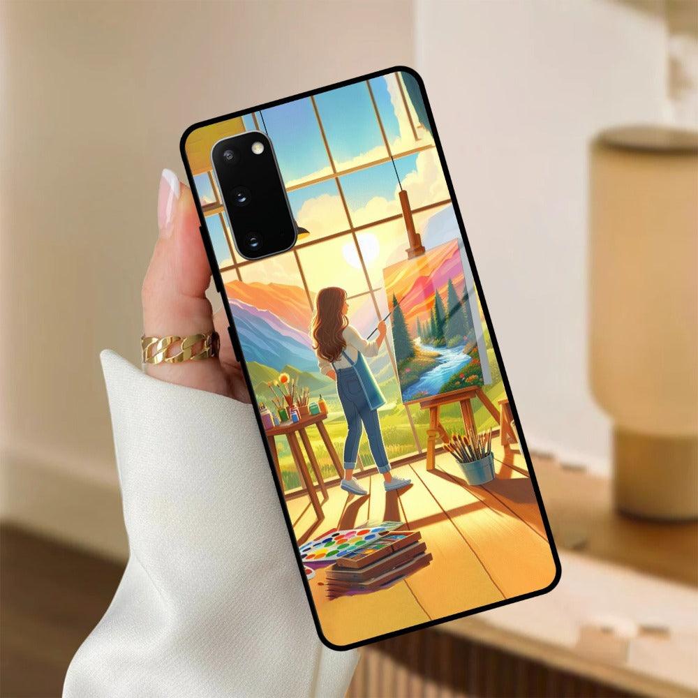 Canvas of Dreams Glass Case Cover for Samsung