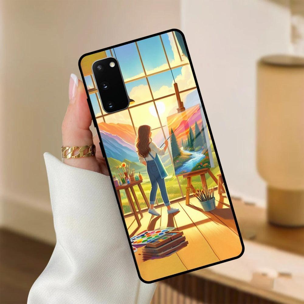 Canvas of Dreams Glass Case Cover for Samsung - ShopOnCliQ