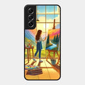 Canvas of Dreams Glass Case Cover For Samsung Galaxy S21 Fe 5G
