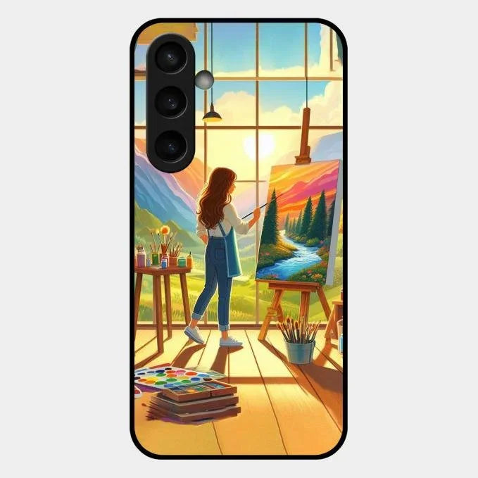 Canvas of Dreams Glass Case Cover For Samsung Galaxy S23 Fe 5G