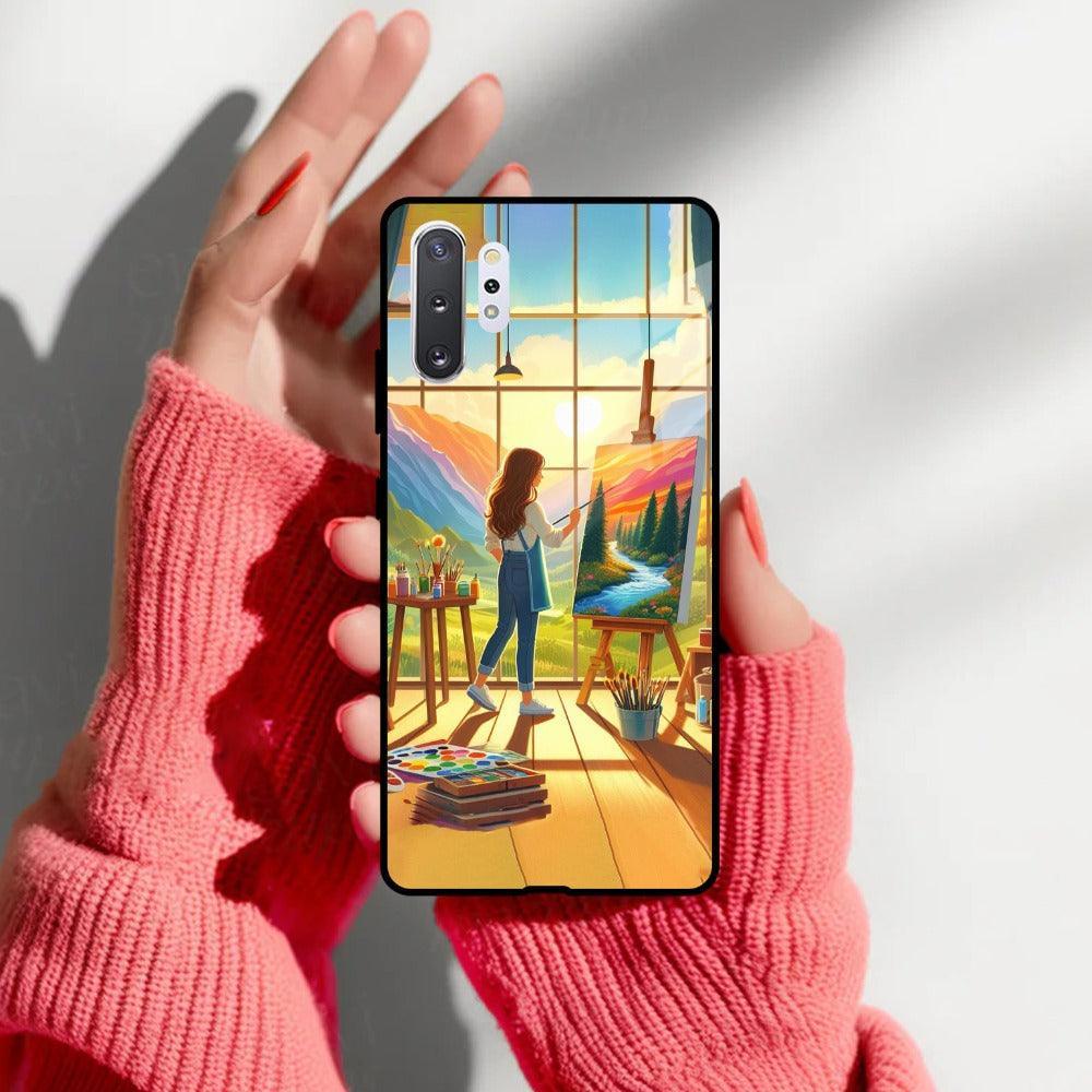 Canvas of Dreams Glass Case Cover for Samsung