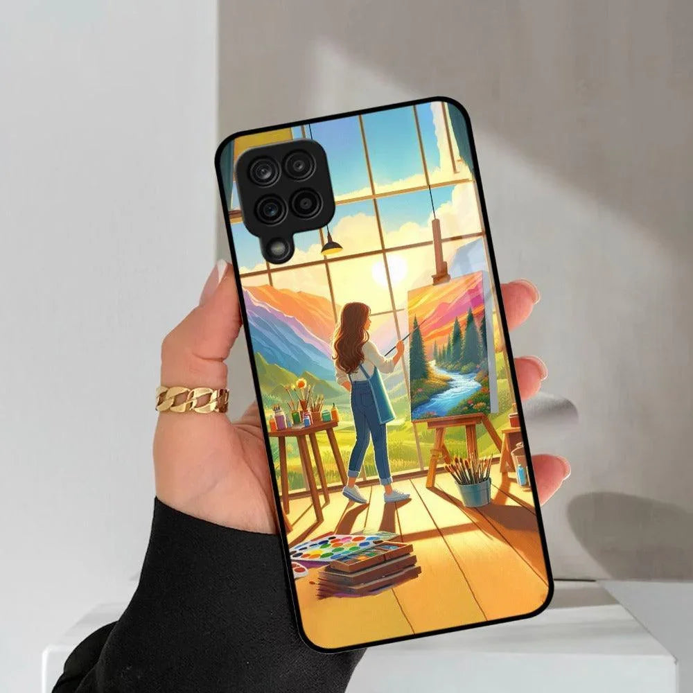 Canvas of Dreams Glass Case Cover for Samsung - ShopOnCliQ