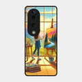 Canvas of Dreams Glass Case Cover For Vivo T3 Ultra