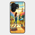 Canvas of Dreams Glass Case Cover For Vivo T4 Pro 5G