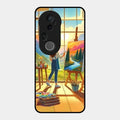 Canvas of Dreams Glass Case Cover For Vivo T4 Ultra 5G