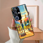 Canvas of Dreams Glass Case Cover For Vivo - ShopOnCliQ