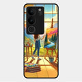 Canvas of Dreams Glass Case Cover For Vivo V29 5G