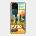 Canvas of Dreams Glass Case Cover For Vivo V30 5G