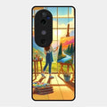 Canvas of Dreams Glass Case Cover For Vivo V40 5G