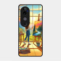 Canvas of Dreams Glass Case Cover For Vivo V40 Pro 5G