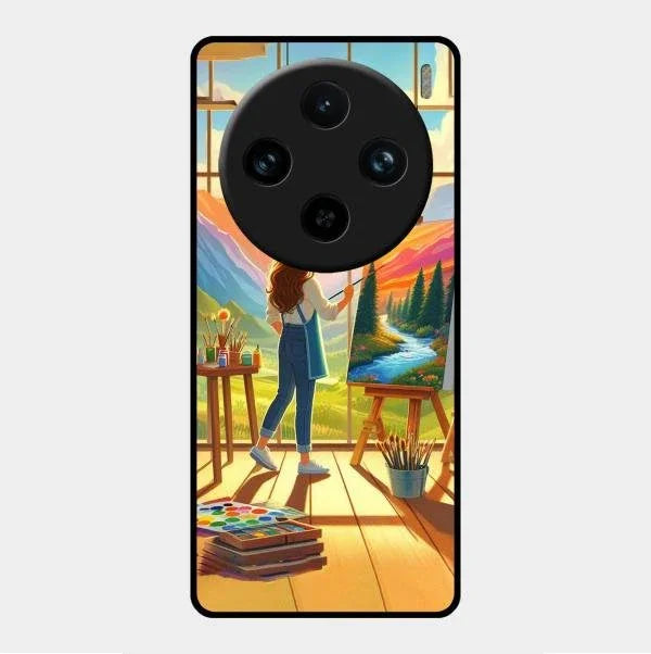 Canvas of Dreams Glass Case Cover For Vivo X100 Pro 5G
