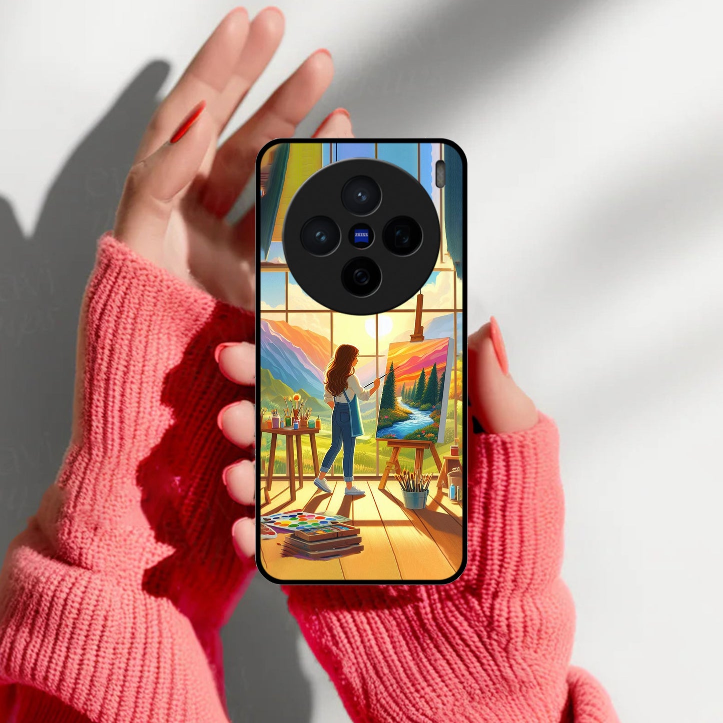 Canvas of Dreams Glossy Metal Case Cover For Vivo