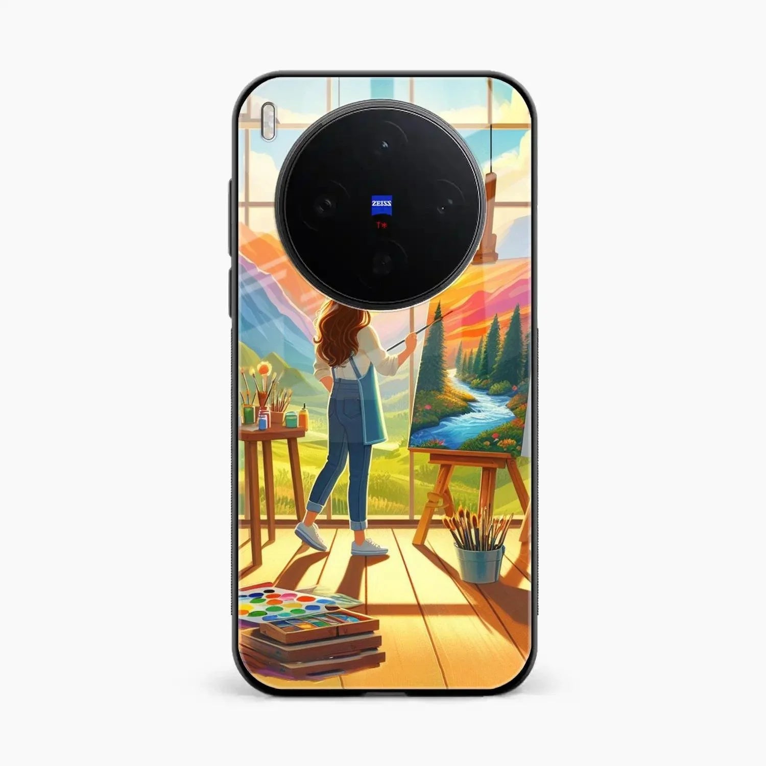 Canvas of Dreams Glass Case Cover For Vivo X300 5G