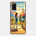 Canvas of Dreams Glass Case Cover For Vivo X60 5G
