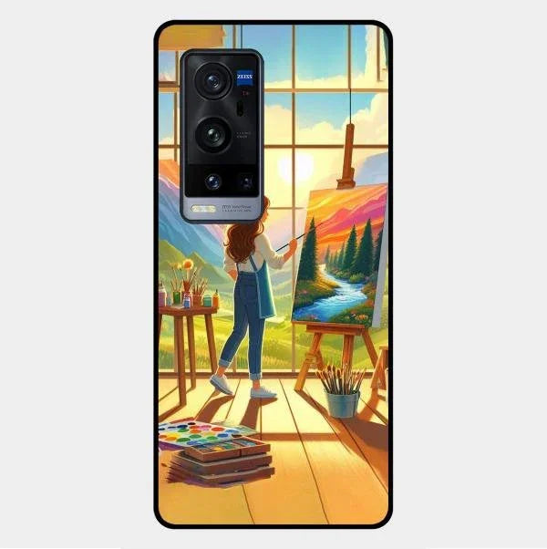 Canvas of Dreams Glass Case Cover For Vivo X60 Pro Plus 5G