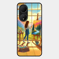 Canvas of Dreams Glass Case Cover For Vivo Y100A 5G