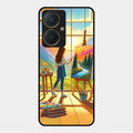Canvas of Dreams Glass Case Cover For Vivo Y27