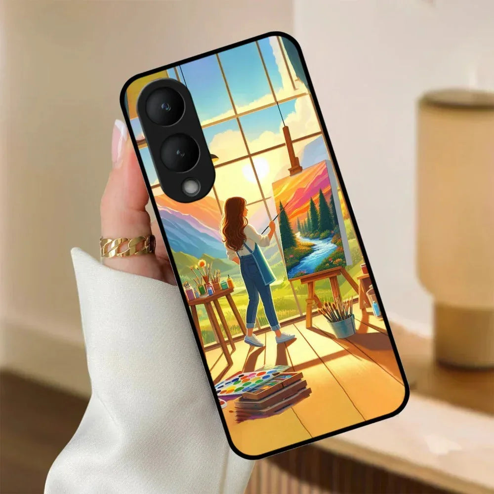 Canvas of Dreams Glossy Metal Case Cover For Vivo - ShopOnCliQ