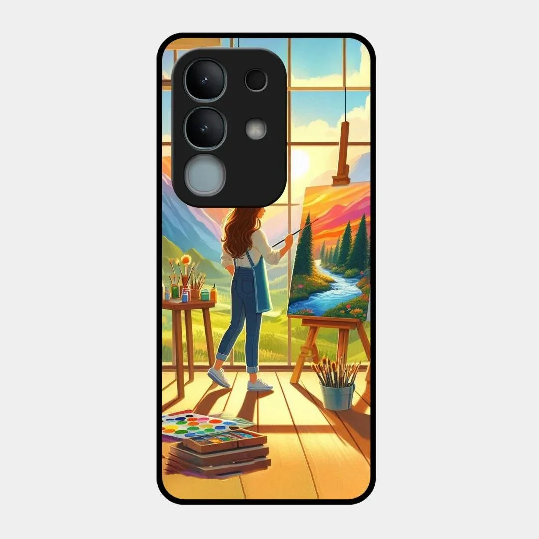 Canvas of Dreams Glass Case Cover For Vivo Y31 Pro 5G