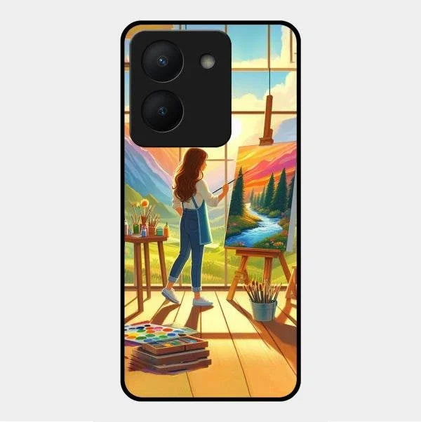 Canvas of Dreams Glass Case Cover For Vivo Y36