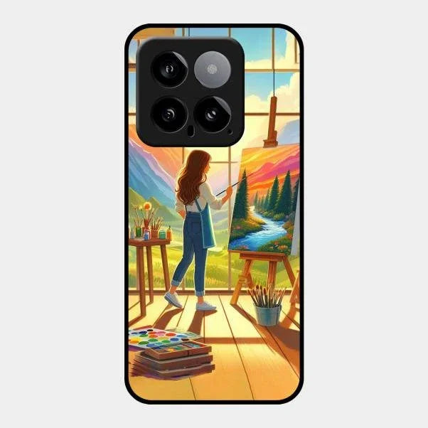 Canvas of Dreams Glass Case Cover For Xiaomi 14 5G