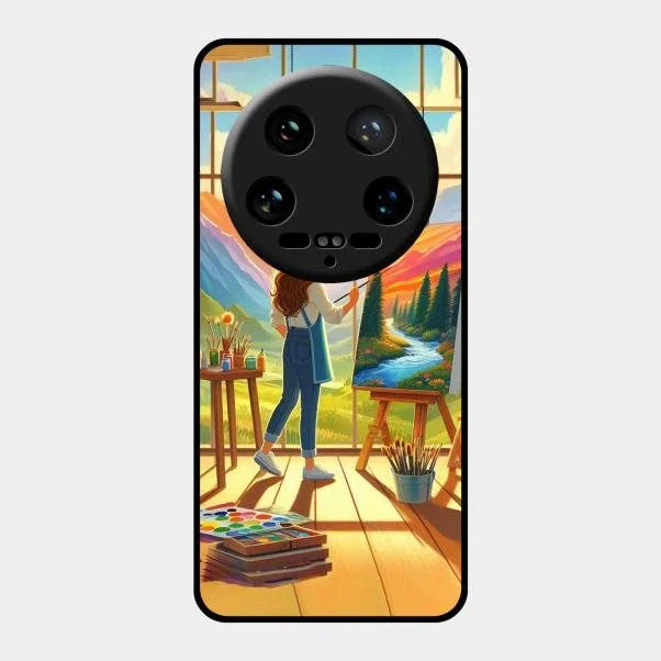 Canvas of Dreams Glass Case Cover For Xiaomi 14 Ultra