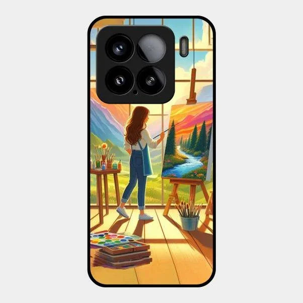 Canvas of Dreams Glass Case Cover For Xiaomi 15 5G