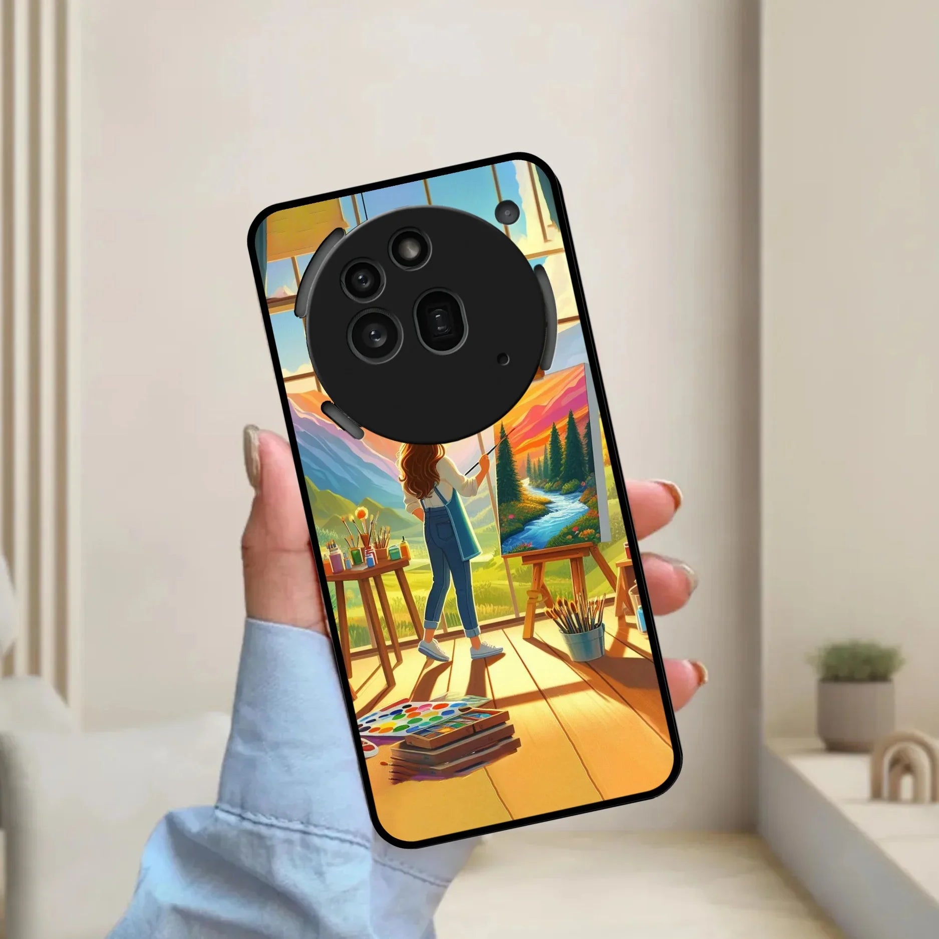 Canvas of Dreams Glossy Metal Case Cover For Nothing - ShopOnCliQ