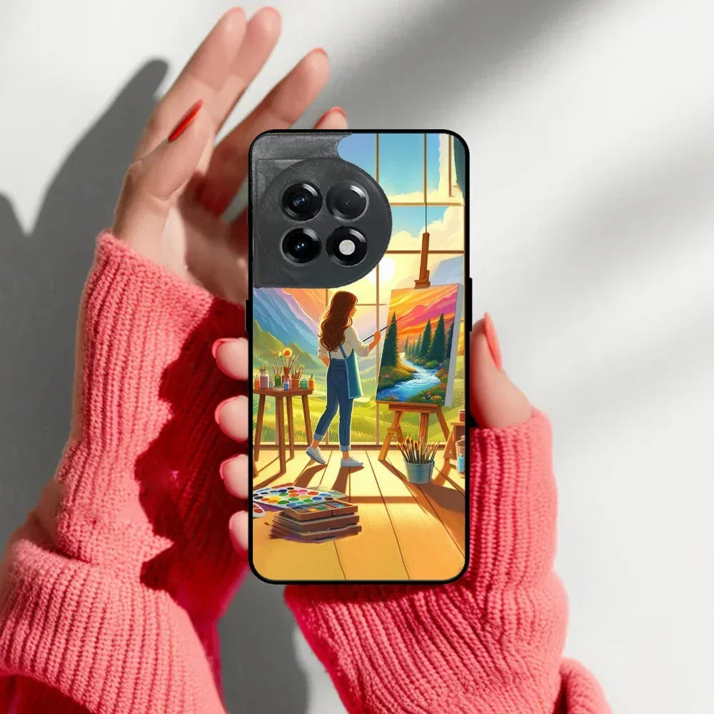 Canvas of Dreams Glossy Metal Case Cover For OnePlus - ShopOnCliQ