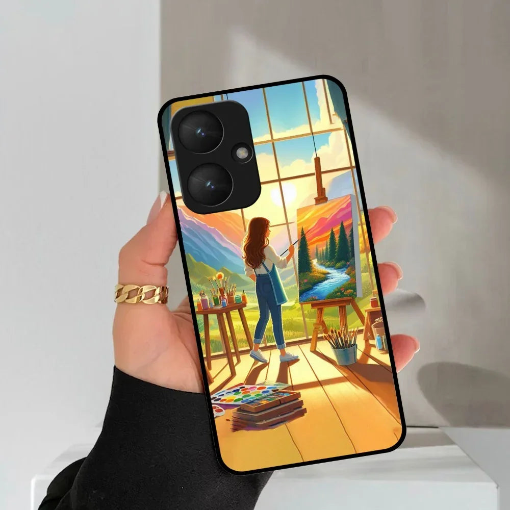Canvas of Dreams Glossy Metal Case Cover For Redmi - ShopOnCliQ