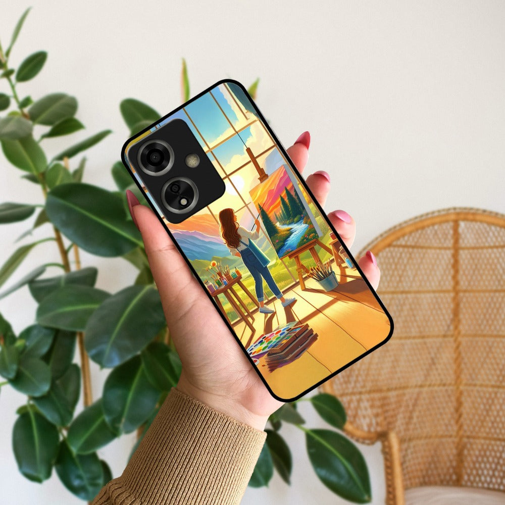 Canvas of Dreams Metal Case Cover For Oppo