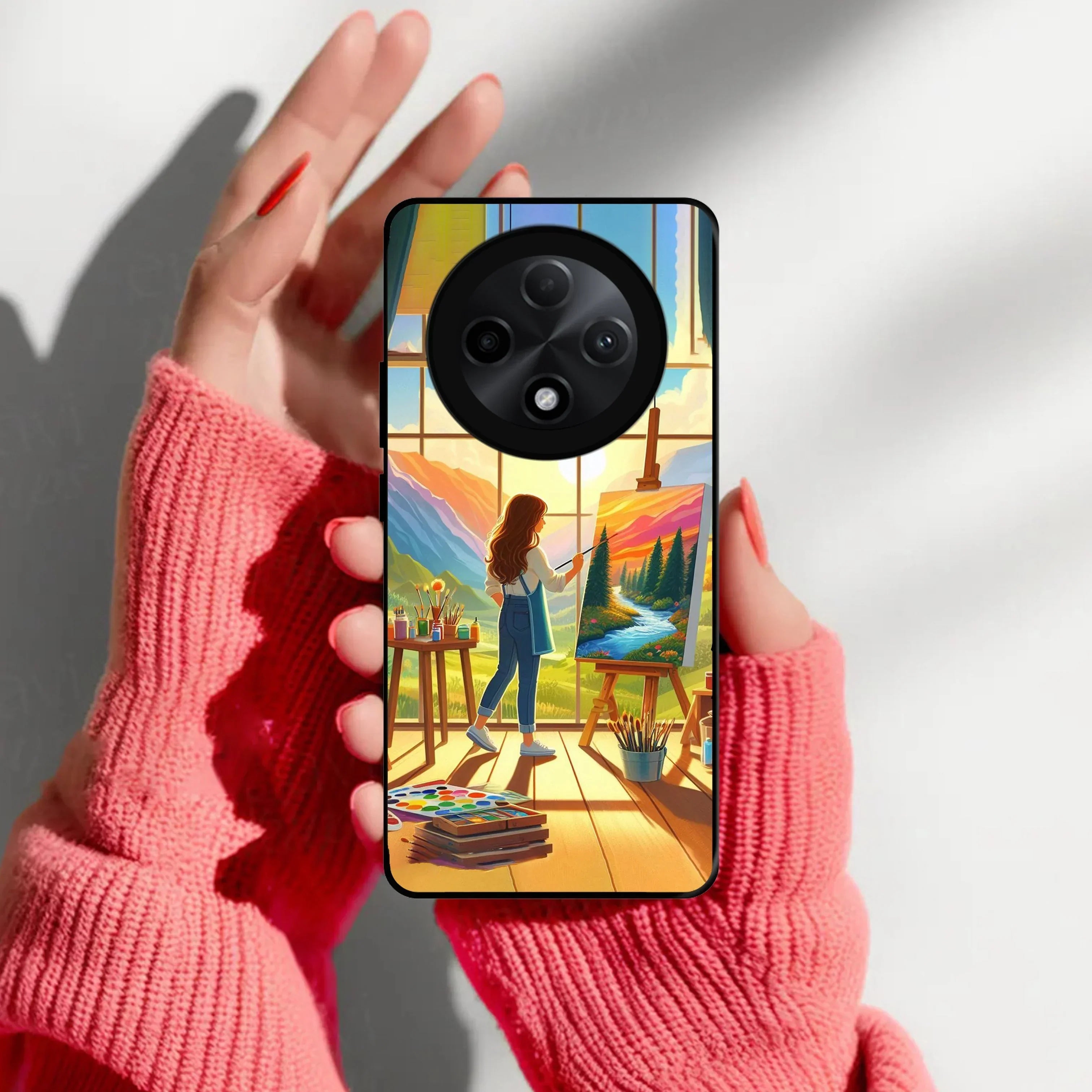 Canvas of Dreams Metal Case Cover For Oppo - ShopOnCliQ