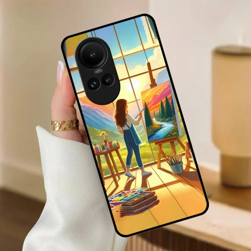 Canvas of Dreams Metal Case Cover For Oppo - ShopOnCliQ