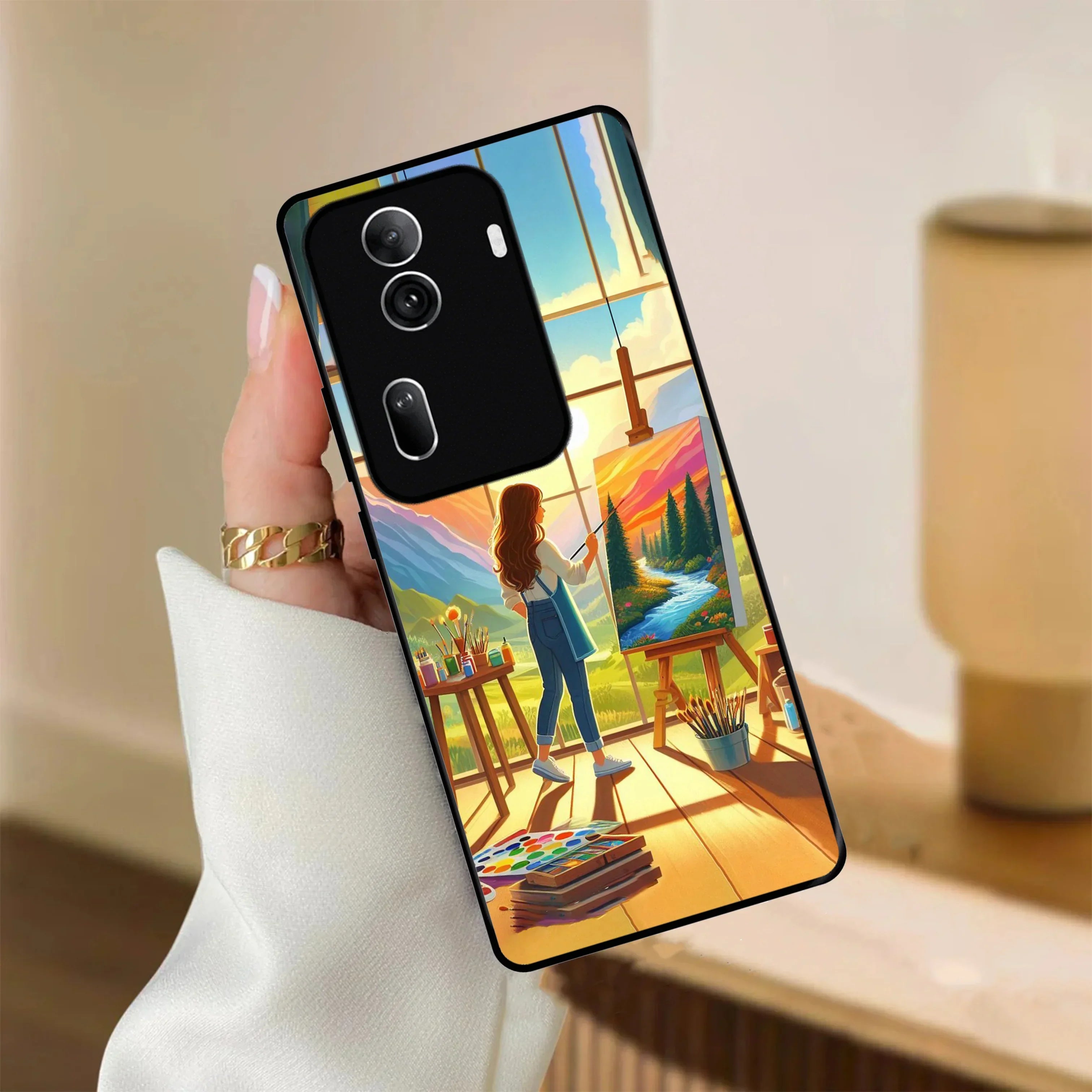 Canvas of Dreams Metal Case Cover For Oppo - ShopOnCliQ