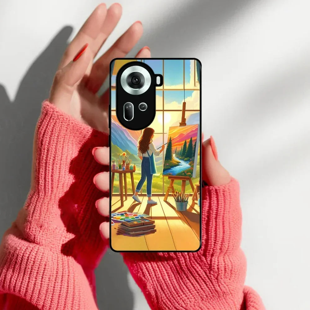 Canvas of Dreams Metal Case Cover For Oppo - ShopOnCliQ