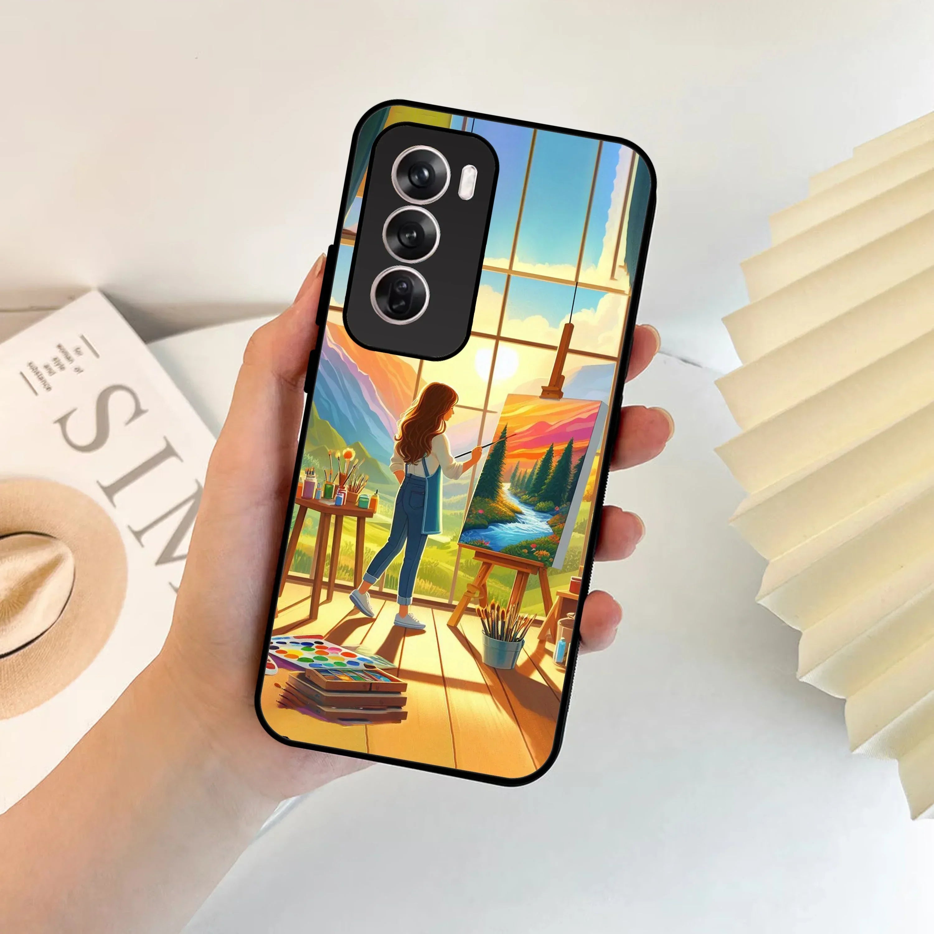 Canvas of Dreams Metal Case Cover For Oppo - ShopOnCliQ