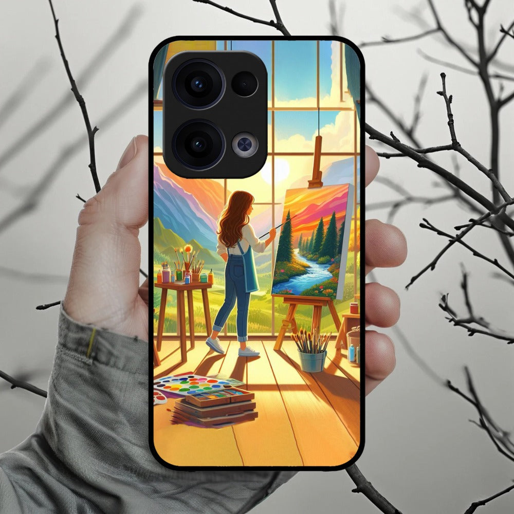 Canvas of Dreams Metal Case Cover For Oppo