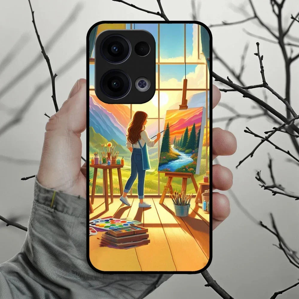 Canvas of Dreams Metal Case Cover For Oppo - ShopOnCliQ