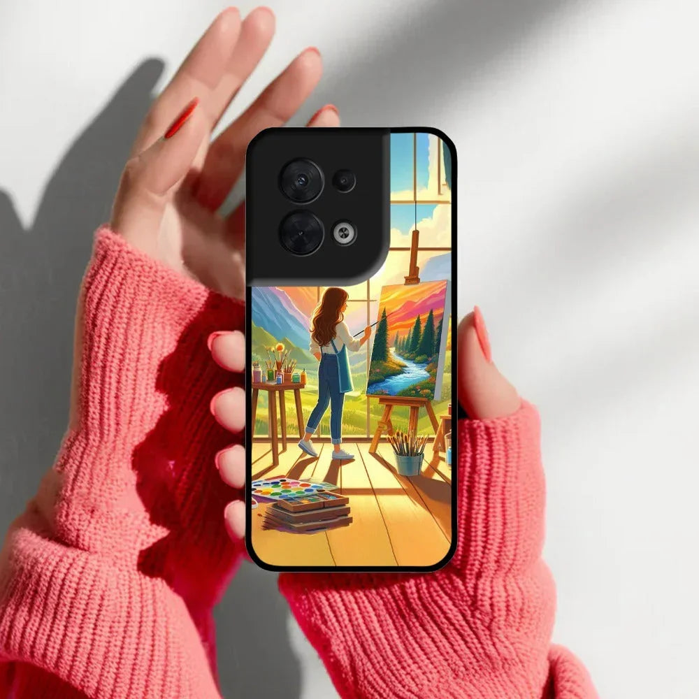 Canvas of Dreams Metal Case Cover For Oppo - ShopOnCliQ