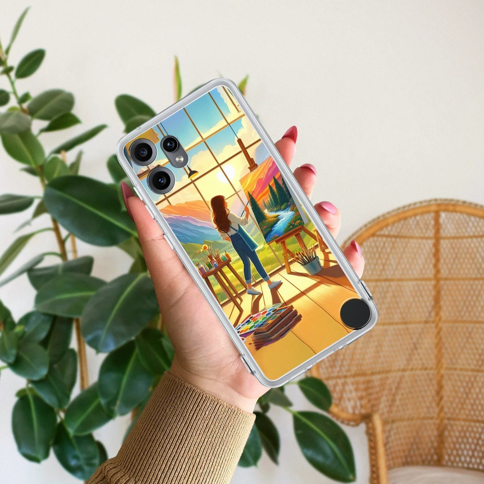 Canvas of Dreams Transparent Silicon Case For Nothing - ShopOnCliQ