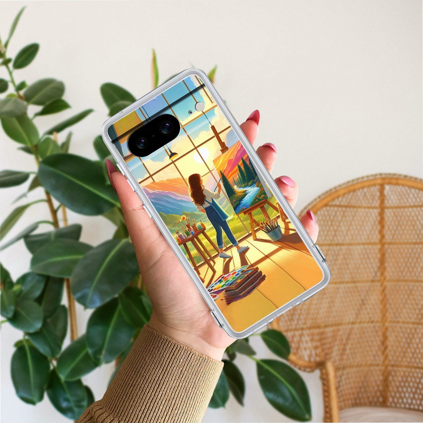 Canvas of Dreams Transparent Silicon Case For Google