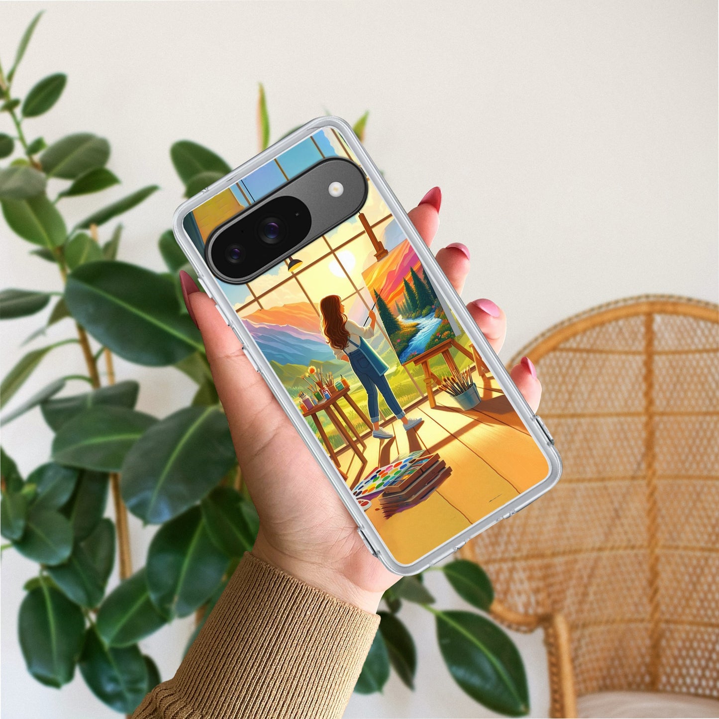 Canvas of Dreams Transparent Silicon Case For Google